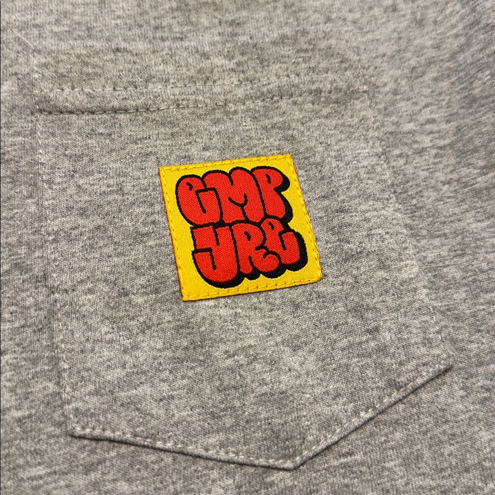 Empyre Mens Size M Pullover T-Shirt Hammer Time Long Sleeve Pocket Gray NWT - Picture 5 of 9